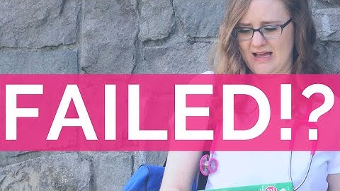 What to Do When You FAIL an Exam in Nursing School