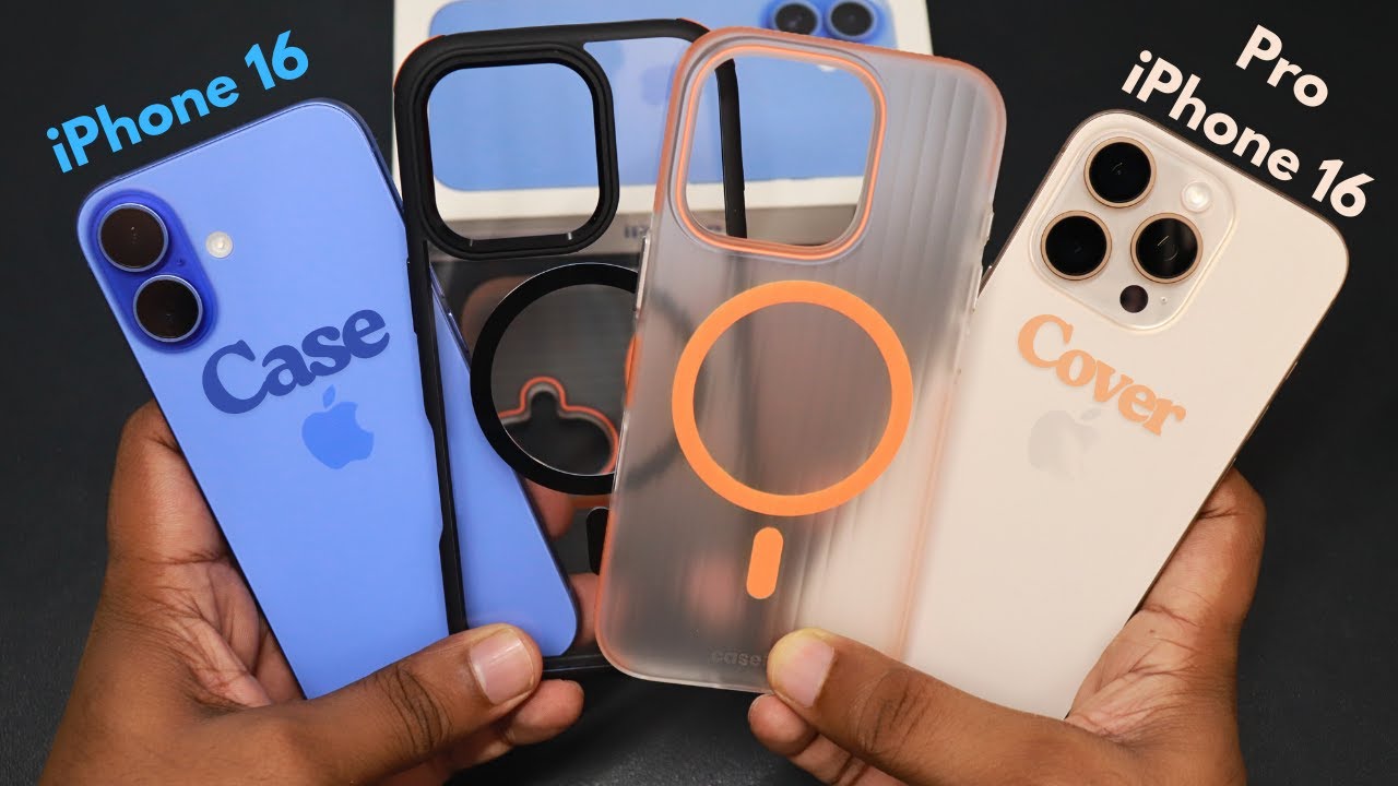 iPhone 16 & 16 Pro Back Case Cover & Screen Protector Tempered Glass | Casefly.in