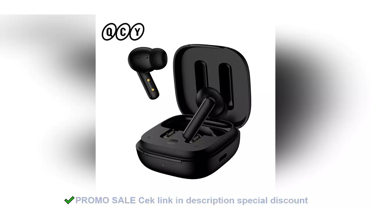QCY T13 ANC Wireless Earphones Bluetooth 5.3 TWS ANC Noise Cancellation Headphone 4 Mics ENC Headset