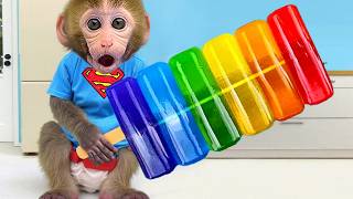 小猴子 Bon Bon 和五颜六色的警察坦克大冒险！