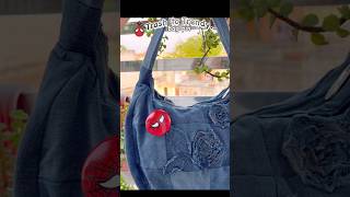 Trash to Trendy bag pin DIY 🕷️ | #trending #viral #trendingshorts #diy #art #fyp #yt #shorts #craft