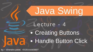 Java Swing - JButton | Lecture 4 | Hindi