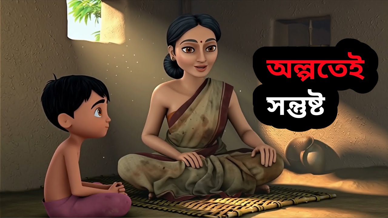 অল্পতেই সন্তুষ্ট | Bengali Fairy Tales Cartoon | Rupkothar Bangla Golpo | Thakumar Jhuli