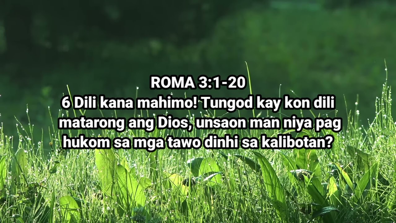 ANG TANANG MGA TAWO MAKASASALA - ROMA 3:1-20