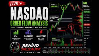 LIVE Nasdaq Analysis, BigTrades & Vsa