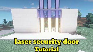 Minecraft : laser security door | Easy Tutorial screenshot 4
