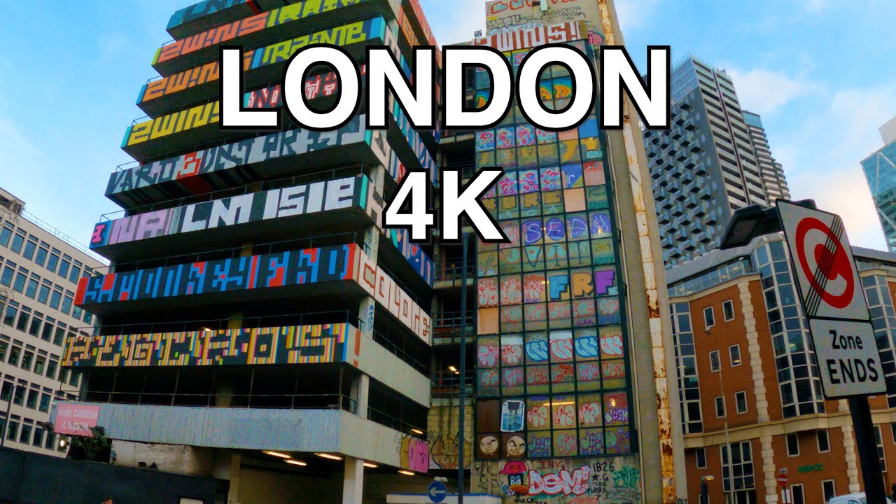 Shoreditch Street Art & Graffiti | London | Walk | 4K