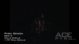 BB519 Pyro Demon Hell's Shells 1.75  Ball Shells