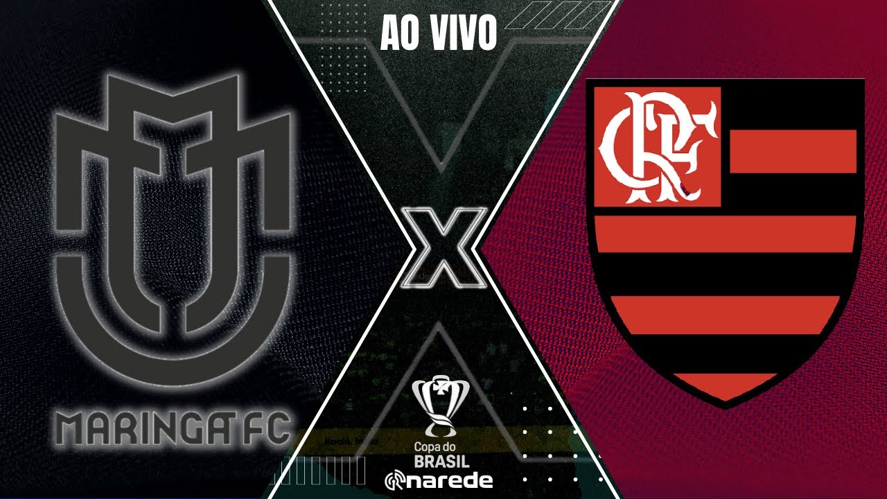 FLAMENGO X MARINGÁ TRANSMISSÃO AO VIVO DIRETO DO MARACANÃ - COPA DO BRASIL  2023 