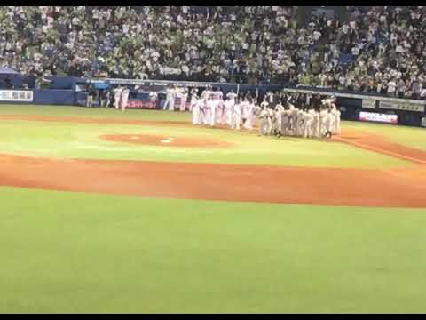 20171003相川亮二選手 胴上げ