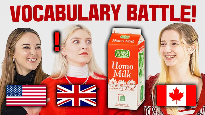 American vs British vs Canadian ENGLISH Word Differences! (Part 1)