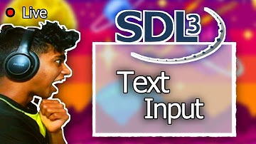 "Text Input" in SDL3 C++ |100 days of C++ (Days 72/100) | 250 Days of Programming (Day 78/250)