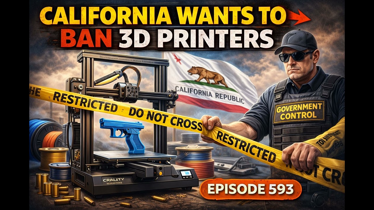 California Wants to Ban 3D Printers | Episode 593
