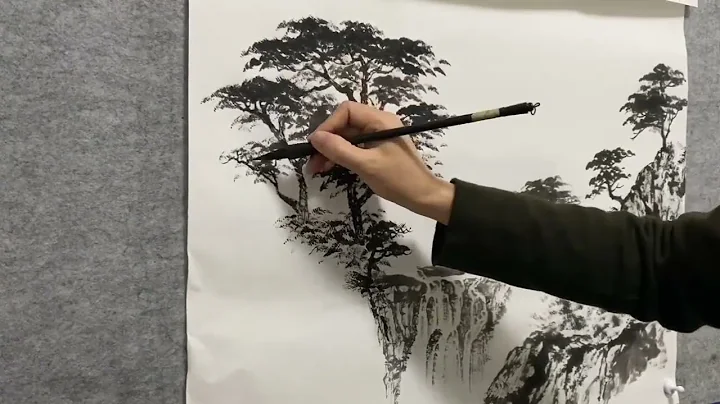 要等濃墨幹了再加背景淡墨，不要過於迷戀“一氣呵成”Learn To Draw - 天天要聞