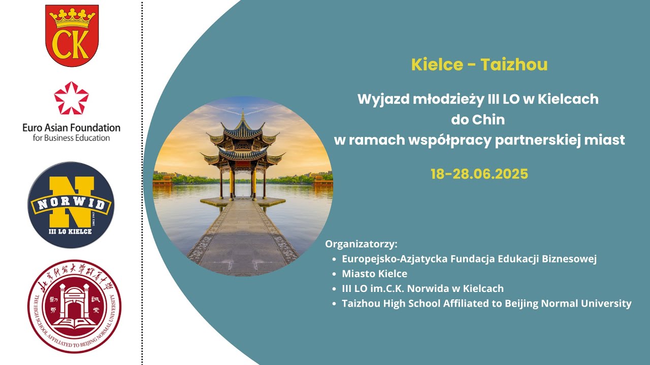 III LO w Chinach_Prezentacja uczniów Norwida