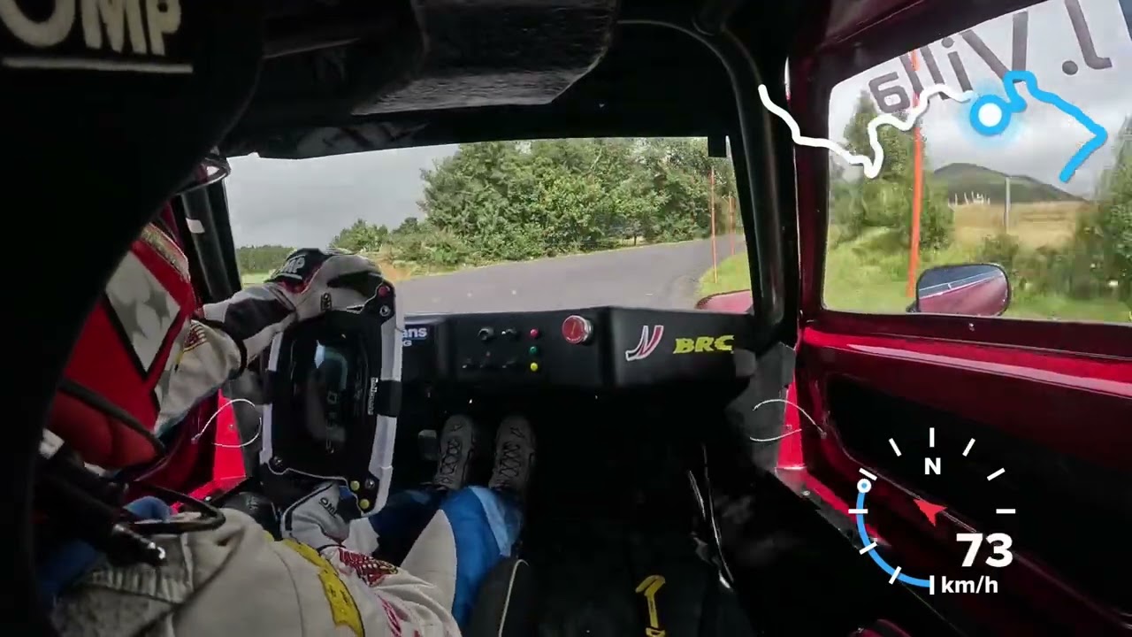 Javi Villa onboard récord cm en Mont Dore. BRC B59