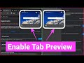 Enable Visual Preview (Tab Image Preview) in Microsoft Edge #Shorts