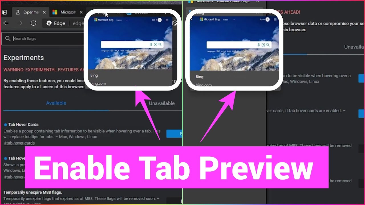 Enable Print Preview In Edge