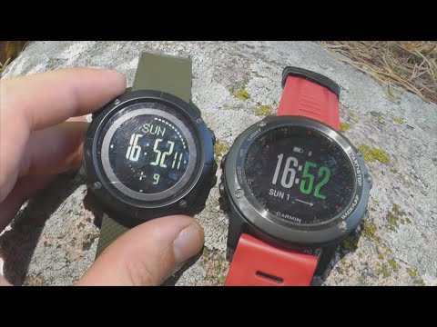 Часы Skmei 1418 (1427) против Garmin Fenix. Зачем навигатор и компас в часах?