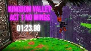 Shadow Generations Kingdom Valley Act 1 Speedrun 01:23.98 (PS5) (WR) (No Wings)