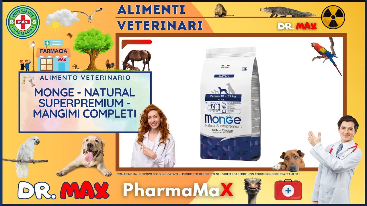 🍪 MONGE - NATURAL SUPERPREMIUM - MANGIMI COMPLETI Alimento Veterinario a Cosa Serve ? 🩺 Info Salute