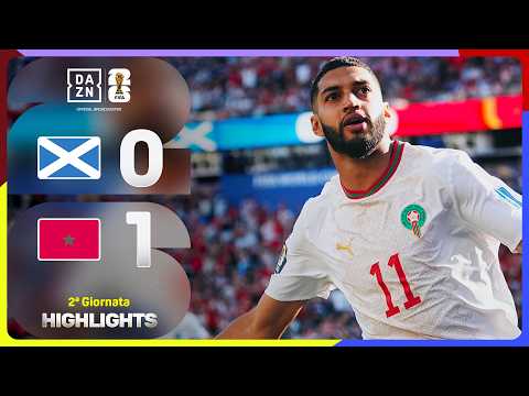 Video SAIBARI FLASH regala la vittoria al MAROCCO | Scozia-Marocco 0-1 | FIFA World Cup | DAZN Highlights