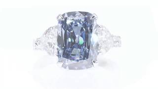 Blue Diamond ring by Graff diamonds