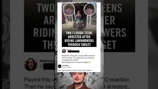 TWO FLORIDA TEENS ARRESTED AFTER RIDING LAWNMOWERSTHROUGH TARGET