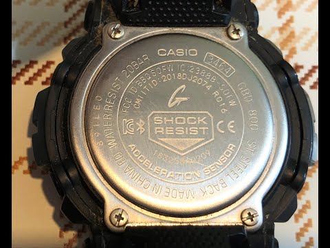 G-SHOCK GBD-800 Battery Replace