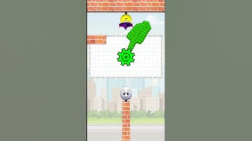 Draw To Smash logic puzzle brain game level 184  #gaming  #shorts #youtubeshorts  #shortfeed