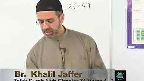 1 Exegesis of Surah Nuh #71   by Khalil Jaffer