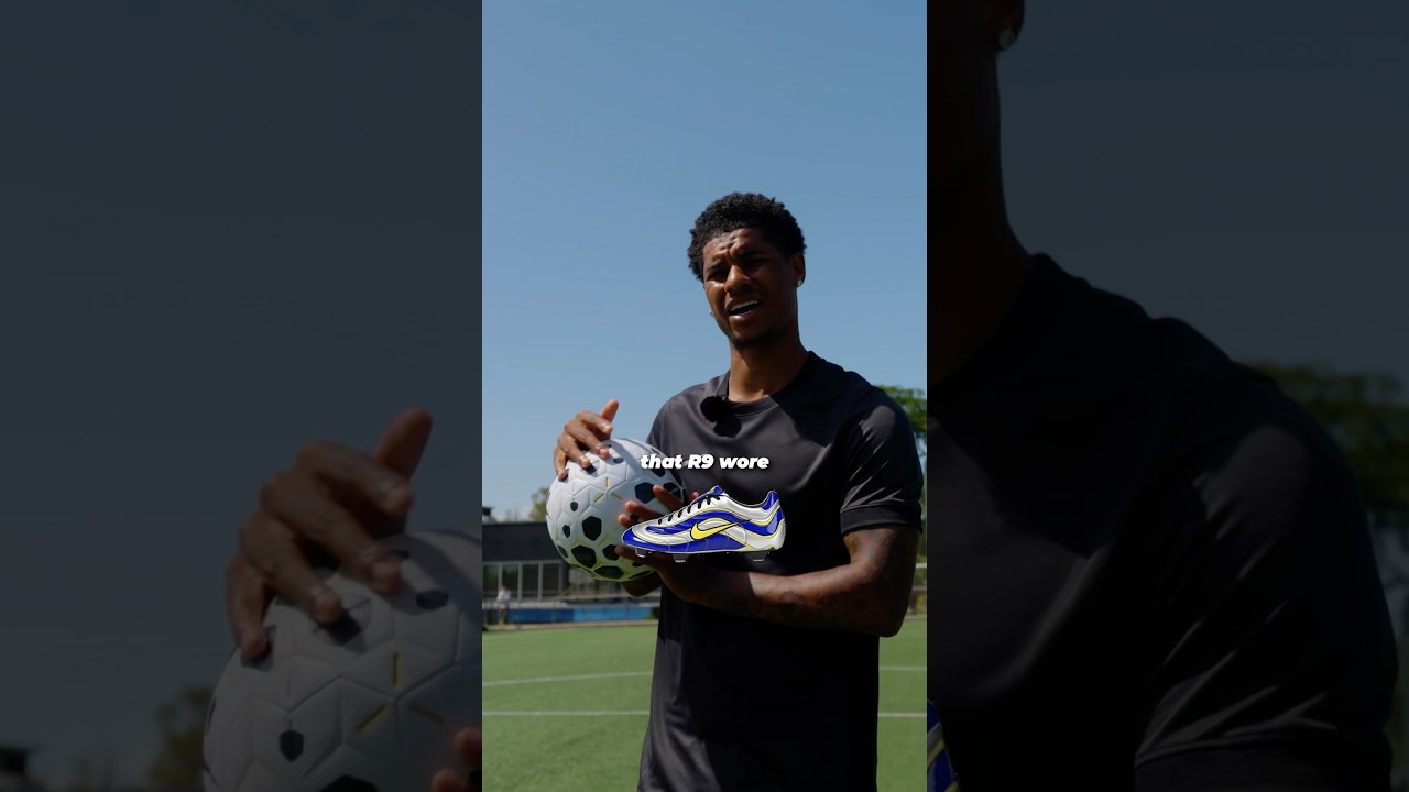 Rashford wearing RONALDO’S boots?! 🔥 #rashford #worldcup #nike #ronaldo #shorts