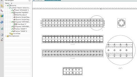 Views in NX and CATIA drafting: Comparing NX and CATIA commands