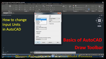 How to change unit in autocad architecture, standard, decimal unit etc.