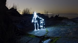 Light Goes On - Light Painting Stop Motion Animation