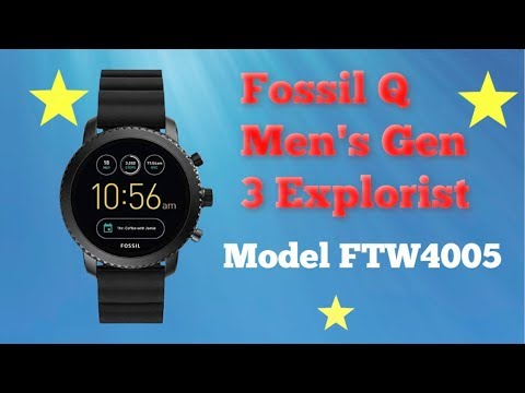 Fossil Q Men's Gen 3 Explorist Stainless Steel Review -  Model FTW4005