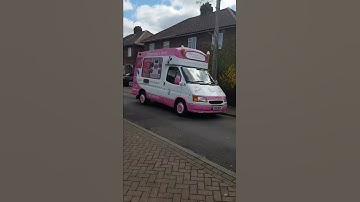 Ice cream van happy birthday