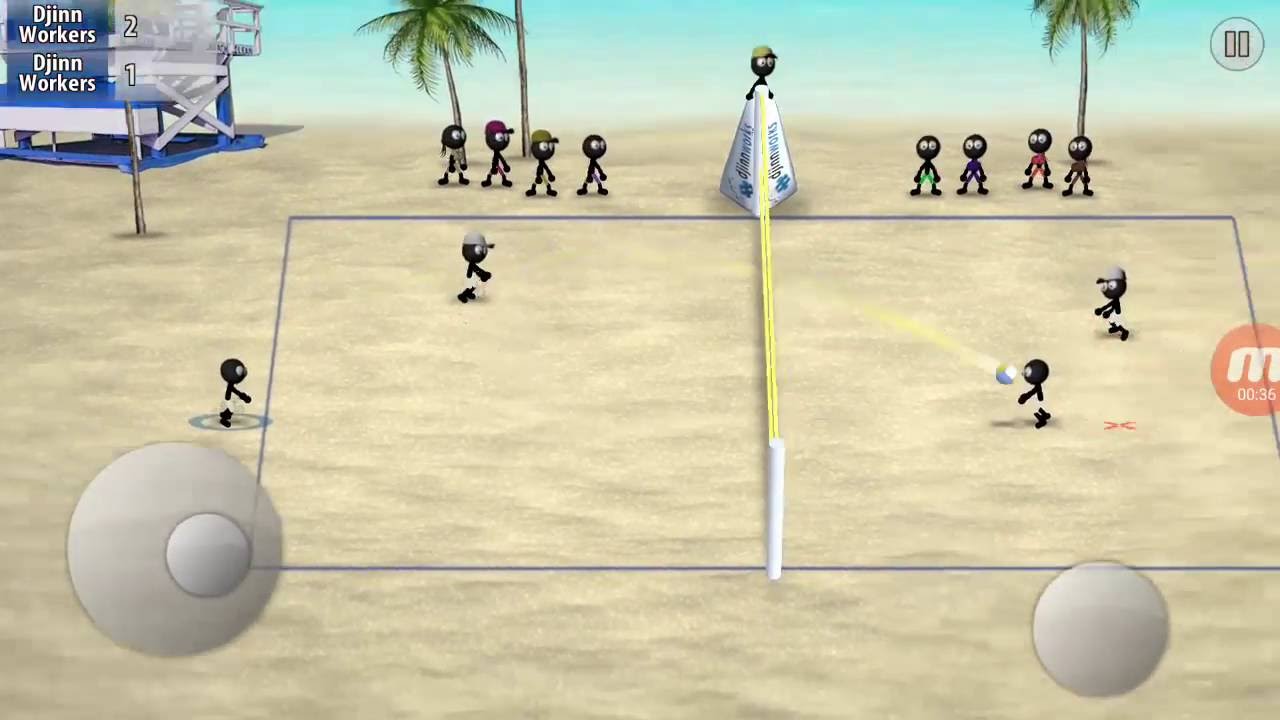 Stickman Volleyball gameplay Android-iOS