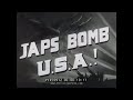 PEARL HARBOR NEWSREEL DECEMBER 7TH 1941  JAPS BOMB USA 70912