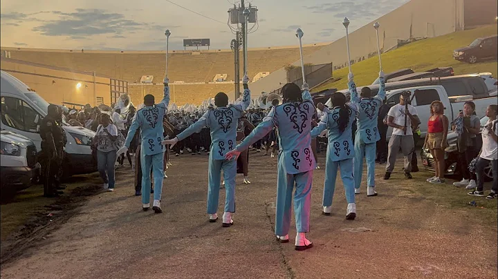 Sonic Boom marching out - Jackson State Homecoming vs. UAPB 2024