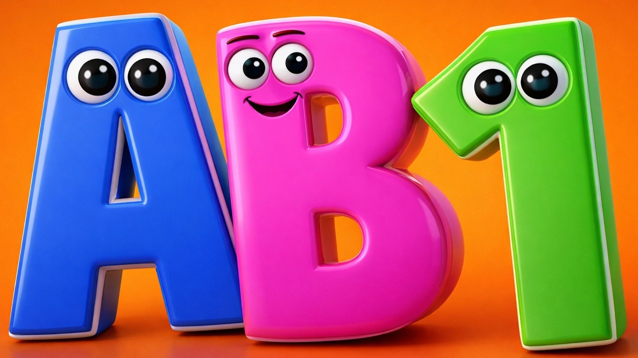 K⭐︎H⭐︎A Phonics ABC Song with Shapes & Numbers | Learn the Alphabet for
