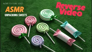 Asmr Unboxing Of Sweets 3 Roshen Lollipops And 2 Chupa Chups In Action. Reverse Video