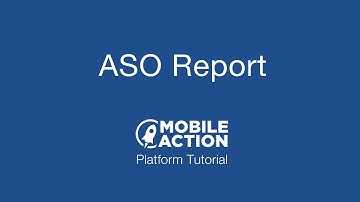ASO Report Tutorial - How to Get an ASO Keyword Rankings Summary