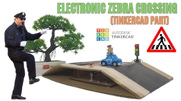 Electronic pedestrian cross using Arduino and servo ( Tinkercad  Part)||  Projek RBT Tingkatan 3