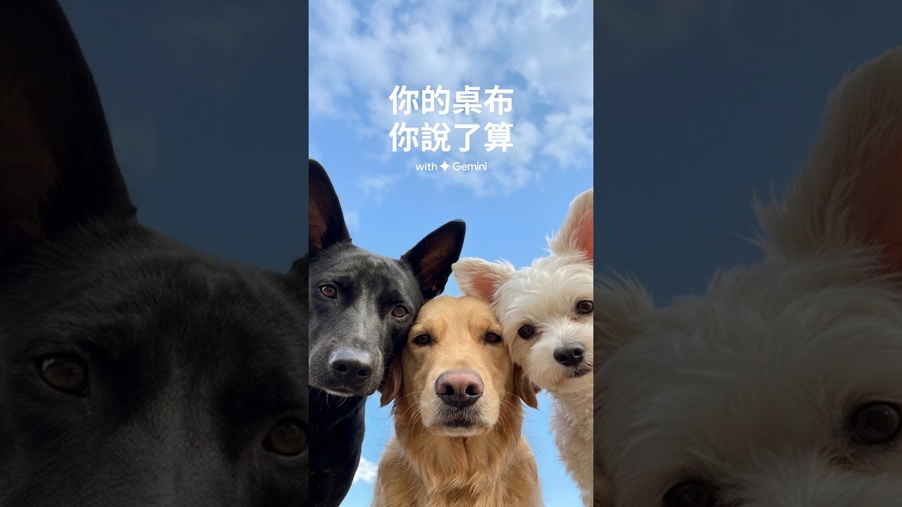 複製這段神秘 Prompt！Gemini 居然能做出神級狗狗自拍桌布 ✨ 縮圖