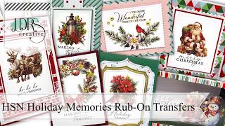 Information HSN Holiday Memories Rub-On Transfer Bundle | Product Overview & Holiday Project Inspiration News