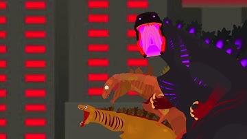 [Made in 8 Hours!] Shin Godzilla evolution - Stick Nodes