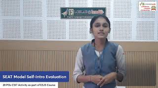 28 POs CSIT SEAT Model Self-Intro Evaluation as part of ESJS Course (CH-1) (27/07/26)