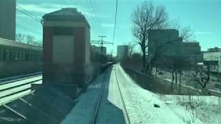 Metra Train Cab Car Ride On The MED From Millennium Station To University Park On February 16, 2020