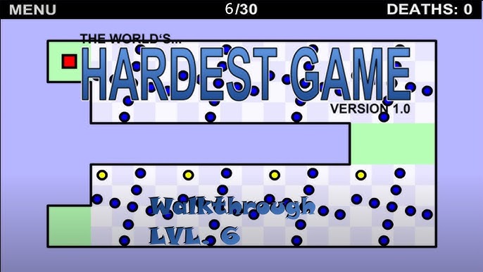 The World's Hardest Game - Walkthrough Level 4 